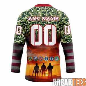 Tri-City Storm x Military Appreciation Night Hockey Jersey 2