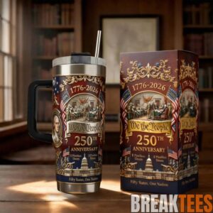 US 250th Anniversary Commemorative Travel Tumbler