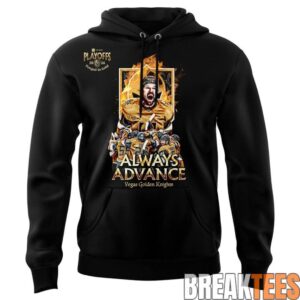 Vegas Golden Knights 'Forged in Gold' Playoffs 2026 Hoodie 1