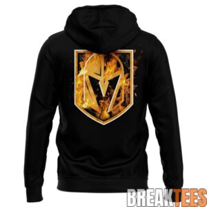 Vegas Golden Knights 'Forged in Gold' Playoffs 2026 Hoodie 2