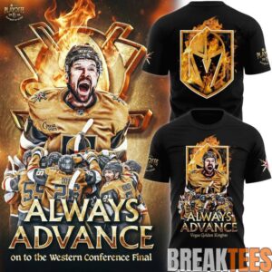 Vegas Golden Knights ‘Forged in Gold’ Playoffs 2026 T-Shirt