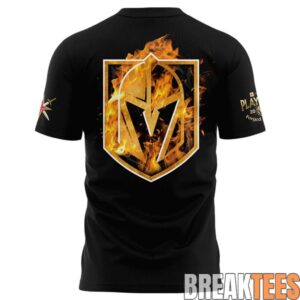 Vegas Golden Knights 'Forged in Gold' Playoffs 2026 T-Shirt 2