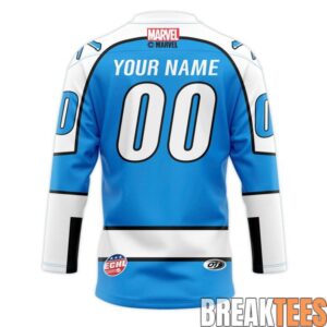 Wheeling Nailers x Marvel Super Hero Night Hockey Jersey 2