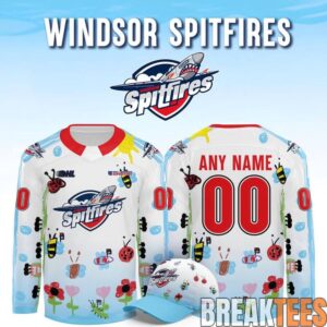 Windsor Spitfires Special New 2026 Hockey Jersey