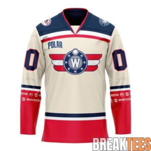 Worcester Railers 2026 Military Appreciation Night Hockey Jersey 1