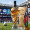 World Cup 2026 Trionda Ball Design Whiskey Bottle