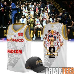 AS Monaco Basket 2026 Betclic Élite Champions Two-Sided Graphic Jersey