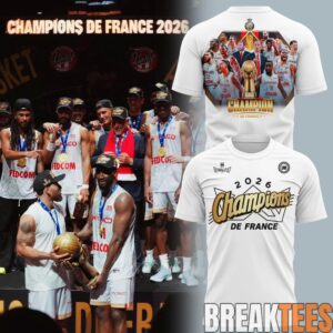 AS Monaco Basket 2026 French League Champions Shirt 3