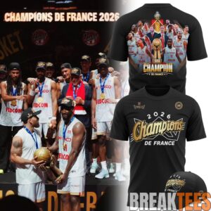 AS Monaco Basket 2026 French League Champions Shirt 4