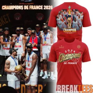 AS Monaco Basket 2026 French League Champions Shirt 5