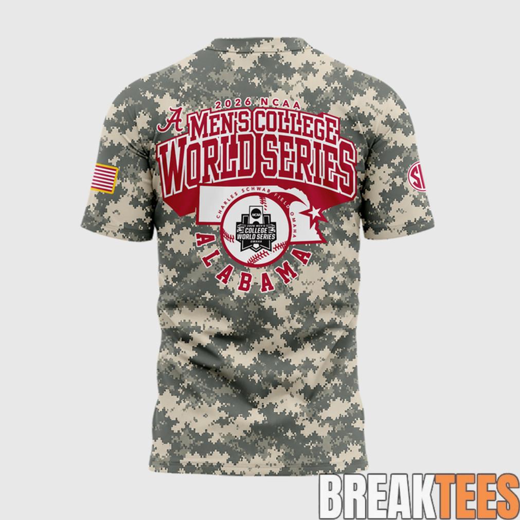 Alabama Crimson Tide 2026 Baseball College World Series OmaTide Camo Shirt Alabama Crimson Tide 2026 Baseball College World Series OmaTide Camo Shirt