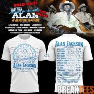 Alan Jackson x Tennessee Titans “Last Call – The Finale” At Nissan Stadium White Shirt