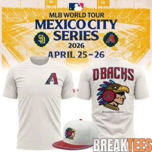 Arizona Diamondbacks MLB Mexico City Series 2026 Tshirt