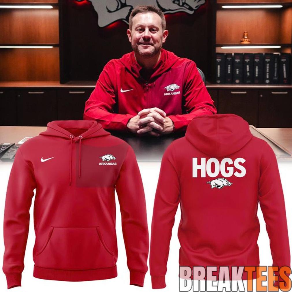 Arkansas Razorbacks Coach Ryan Silverfield Hoodie Arkansas Razorbacks Coach Ryan Silverfield Hoodie