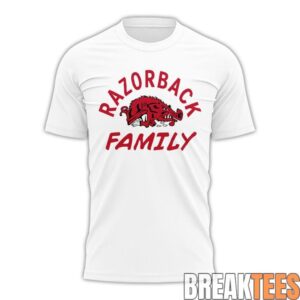 Arkansas Razorbacks 'Family' 2026 Special White T-Shirt 2 Arkansas Razorbacks 'Family' 2026 Special White T-Shirt 2