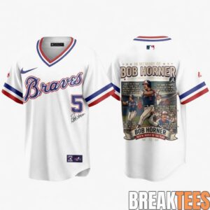 Atlanta Braves Bob Horner Memories of The Legend 2026 Baseball Jersey 1