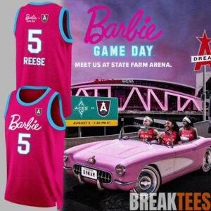 Atlanta Dream Barbie Game Day 2026 Baskeball Jersey