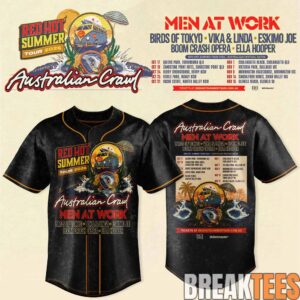 Australian Crawl – Red Hot Summer Tour 2026 Baseball Jersey