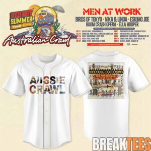 Australian Crawl – Red Hot Summer Tour 2026 Baseball Jersey 2