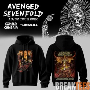 Avenged Sevenfold Australia-New Zealand Tour 2026 Limited Hoodie