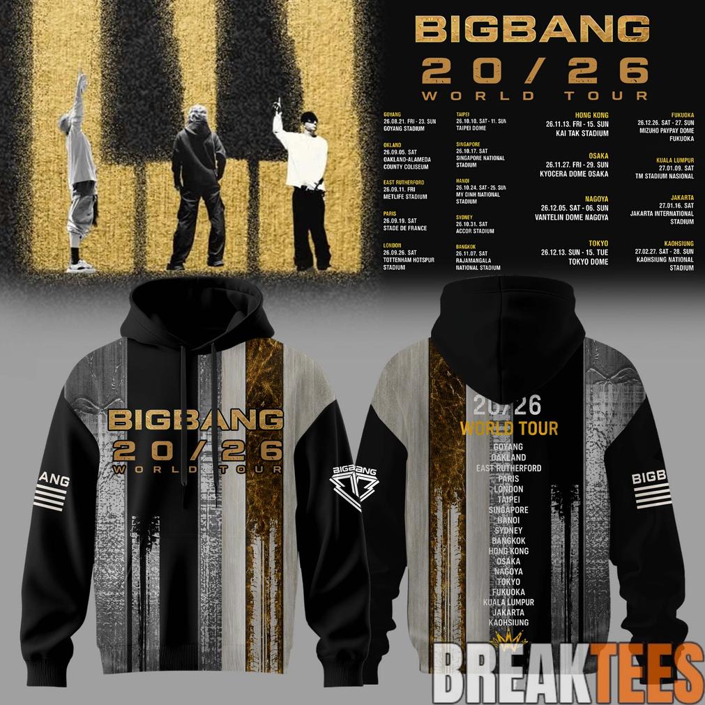 BIGBANG 2026 WORLD TOUR Limited Edition Hoodie BIGBANG 2026 WORLD TOUR Limited Edition Hoodie