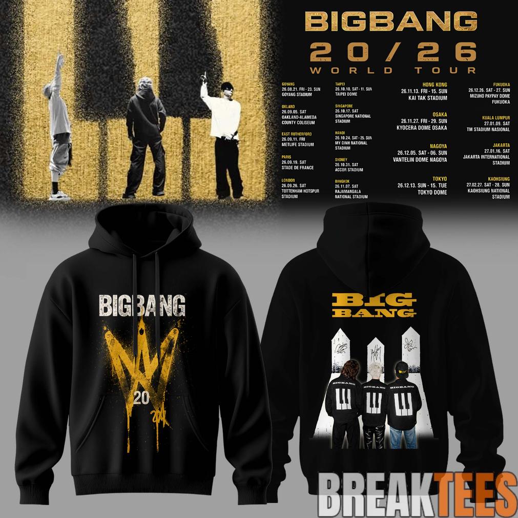 BIGBANG 2026 WORLD TOUR Limited Edition Hoodie BIGBANG 2026 WORLD TOUR Limited Edition Hoodie