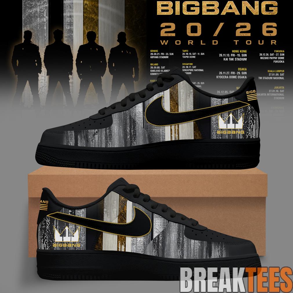 BIGBANG – 20th Anniversary World Tour LEGENDARY Special AF1 Shoes BIGBANG – 20th Anniversary World Tour LEGENDARY Special AF1 Shoes