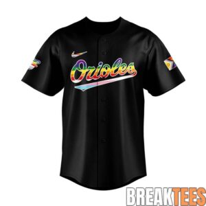 Baltimore Orioles Pride Night Jersey Custom 1