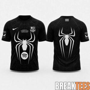 Barcelona x Spider Man Venom Julian Alvarez Jersey Shirt 1