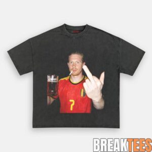 Belgium Football Team De Bruyne Drunk Tee 1
