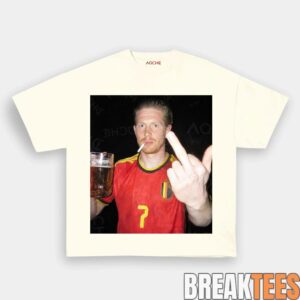 Belgium Football Team De Bruyne Drunk Tee 3