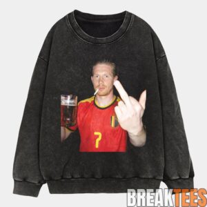 Belgium Football Team De Bruyne Drunk Tee 4