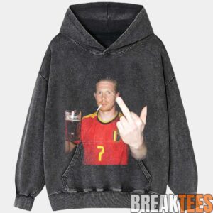 Belgium Football Team De Bruyne Drunk Tee 5