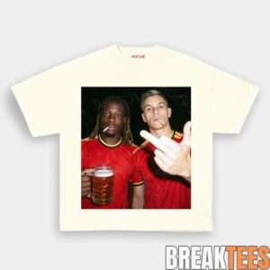Belgium Football Team Doku x Trossard Drunk Tee 3