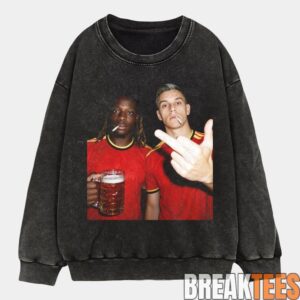Belgium Football Team Doku x Trossard Drunk Tee 4