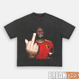 Belgium Football Team Lukaku Drunk Smoke Tee 1