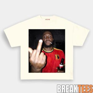 Belgium Football Team Lukaku Drunk Smoke Tee 3