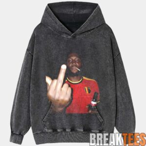 Belgium Football Team Lukaku Drunk Smoke Tee 5