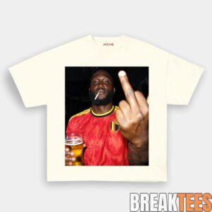 Belgium Football Team Lukaku Drunk Tee 3