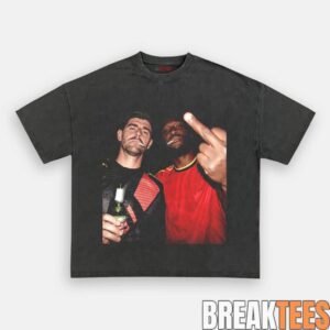 Belgium Football Team Lukaku x Thibaut Courtois Drunk Tee 1 Belgium Football Team Lukaku x Thibaut Courtois Drunk Tee 1