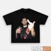 Belgium Football Team Thibaut Courtois Middle Finger Drunk Tee