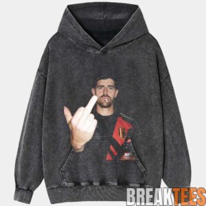 Belgium Football Team Thibaut Courtois Middle Finger Drunk Tee 5