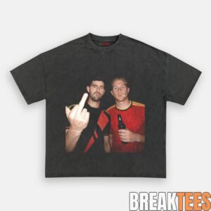 Belgium Football Team Thibaut Courtois x De Bruyne Drunk Tee 1