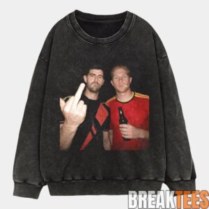 Belgium Football Team Thibaut Courtois x De Bruyne Drunk Tee 4