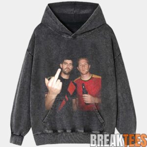 Belgium Football Team Thibaut Courtois x De Bruyne Drunk Tee 5