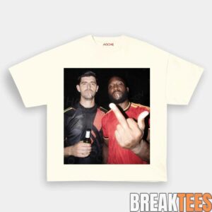 Belgium Football Team Thibaut Courtois x Lukaku Drunk Tee 3 Belgium Football Team Thibaut Courtois x Lukaku Drunk Tee 3