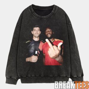 Belgium Football Team Thibaut Courtois x Lukaku Drunk Tee 4 Belgium Football Team Thibaut Courtois x Lukaku Drunk Tee 4