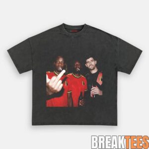 Belgium Football Team Three Wise Drunks Tee 1