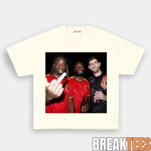 Belgium Football Team Three Wise Drunks Tee 3
