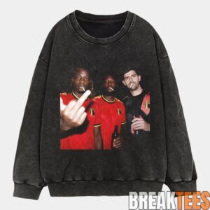 Belgium Football Team Three Wise Drunks Tee 4